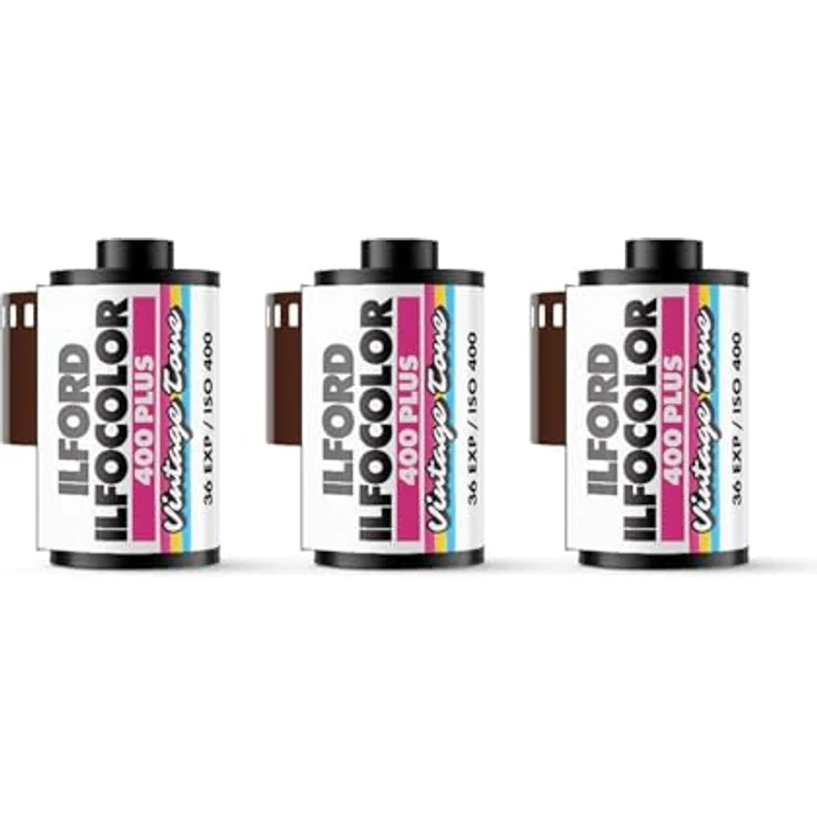 Ilford Ilfocolor 400+ Vintage Tone, 35 mm Analogfilm mit 36 Belichtungen, 3er Pack – Bild 2