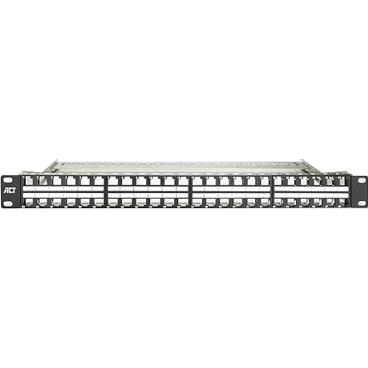 ACT Patchpanel 19", 48-Port 1U Rack Mount, hohe Dichte für effiziente Netzwerksteuerung – PP1031