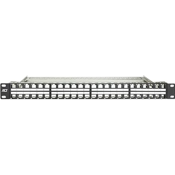 ACT Patchpanel 19", 48-Port 1U Rack Mount, hohe Dichte für effiziente Netzwerksteuerung – PP1031 – Bild 1