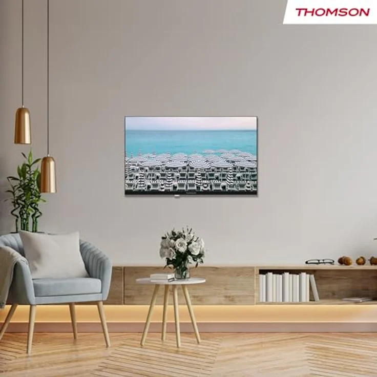 Thomson 43 Zoll (109 cm) Easy TV Full HD LED Fernseher - 43FD2S13-2023 [Energieklasse E], Rahmenloses Design, Triple-Tuner, 3 HDMI- und 2 USB-Anschlüsse – Bild 5