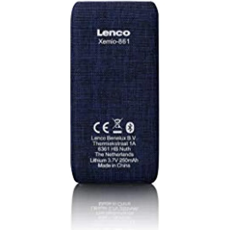 Lenco Xemio-861 - Bluetooth MP3 Player - 8GB Micro-SD Karte - Bluetooth - FM-Radio - Sprachmemo Funktion - 1,8“ TFT Display - E-book Funktion - bis zu 64GB Speicherplatz - Grau – Bild 5