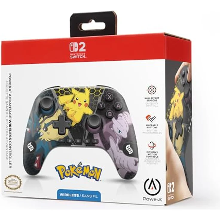 PowerA Advantage Wireless Controller - Pokemon Mega Evolutions, kabelloses Gamepad, Mehrfarbig – Bild 8
