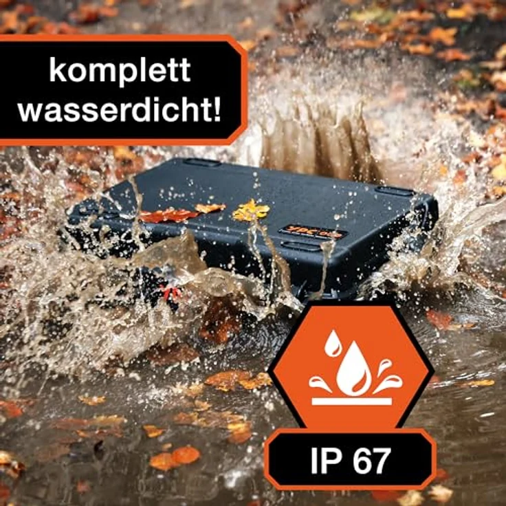 YPC Xplorer Case M – 40cm x 33cm x 16,5cm Outdoor Case, Sortierkoffer wasserdicht, Kamera Koffer Hardcase, Transportkoffer für Ausrüstung, Stapelbar – Bild 5