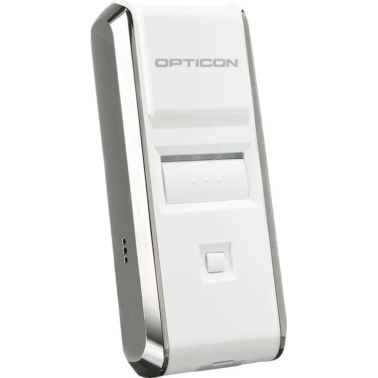 Opticon OPN-3102i White, Mobiler Barcode-Scanner mit Qi-Ladefunktion, 640 x 480 Pixel, Bluetooth und USB-Verbindung
