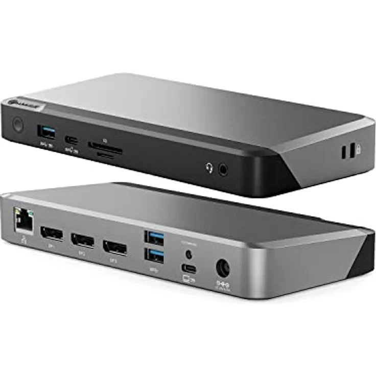 ALOGIC MX3 USB-C Triple Display Dockingstation - 11 in 1, 4K@60Hz, 100W Power Delivery, Space-Grau – Bild 1