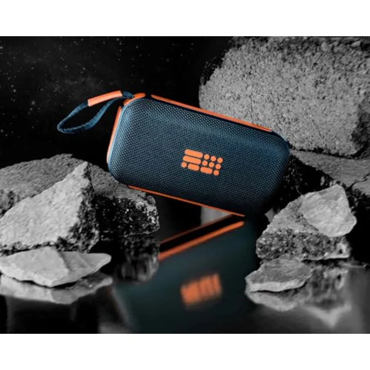 Bigben Party Sport, Wireless Speaker mit 30 W Leistung, Bluetooth 5.3, Beleuchtungseffekten, USB-C, blau-orange – Bild 4