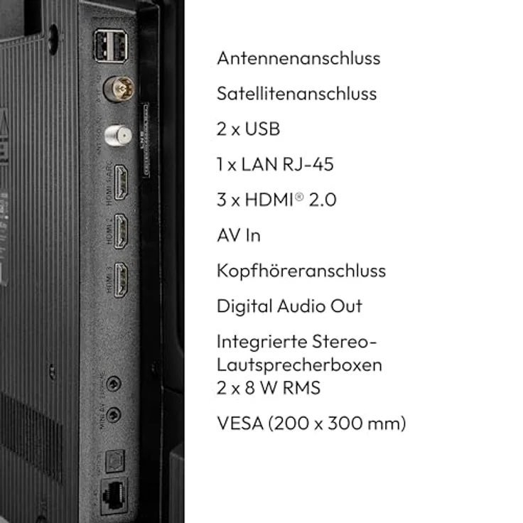 MEDION MD 850601, 125,7 cm (50 Zoll) QLED Fernseher mit 4K UHD, Dolby Vision HDR, Smart-TV und Bluetooth – Bild 5