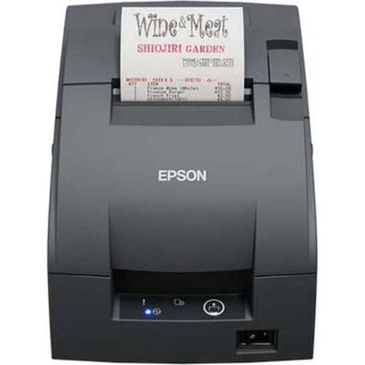 Epson TM-U220IIB, Zweifarb-Nadeldrucker für Point of Sale, 470 lps, Dunkelgrau, kompakt und vielseitig