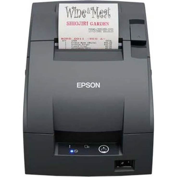 Epson TM-U220IIB, Zweifarb-Nadeldrucker für Point of Sale, 470 lps, Dunkelgrau, kompakt und vielseitig – Bild 1