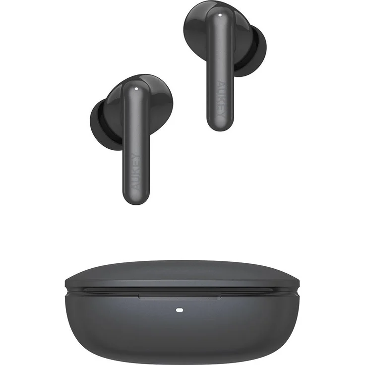 Aukey MOVE - Kabellose Earbuds mit ANC und 30 h Akkulaufzeit, Grau