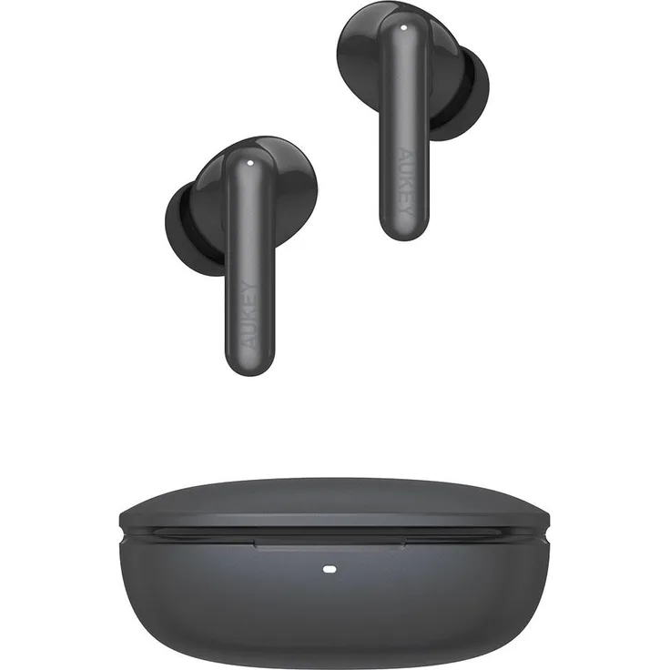 Aukey MOVE - Kabellose Earbuds mit ANC und 30 h Akkulaufzeit, Grau