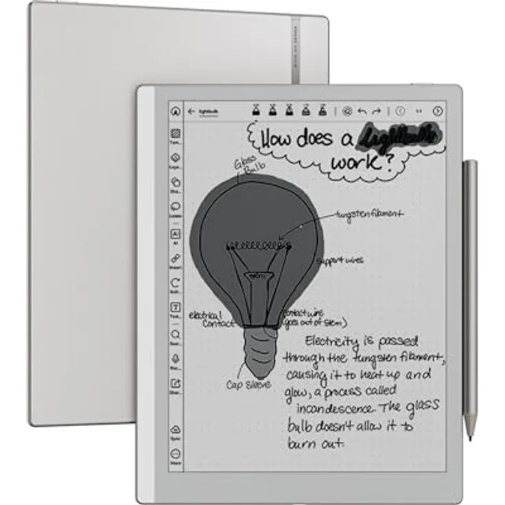 BOOX Go 10.3 Gen II Lumi, E-Ink-E-Book-Reader mit 64GB, Android 15, Hintergrundbeleuchtung und InkSense Stylus Pen