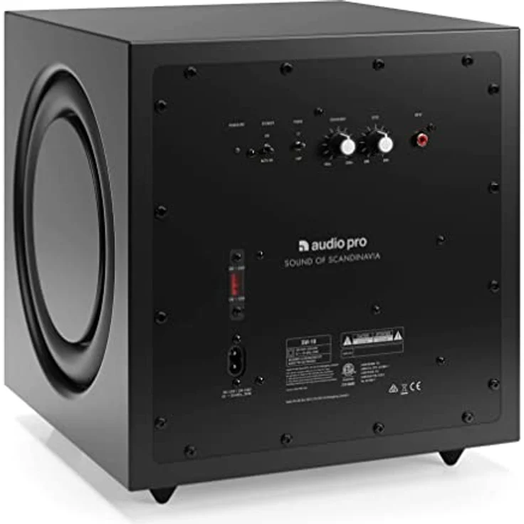 Audio Pro SW10, Subwoofer mit 200 Watt Leistung, 203 mm, Schwarz – Bild 6