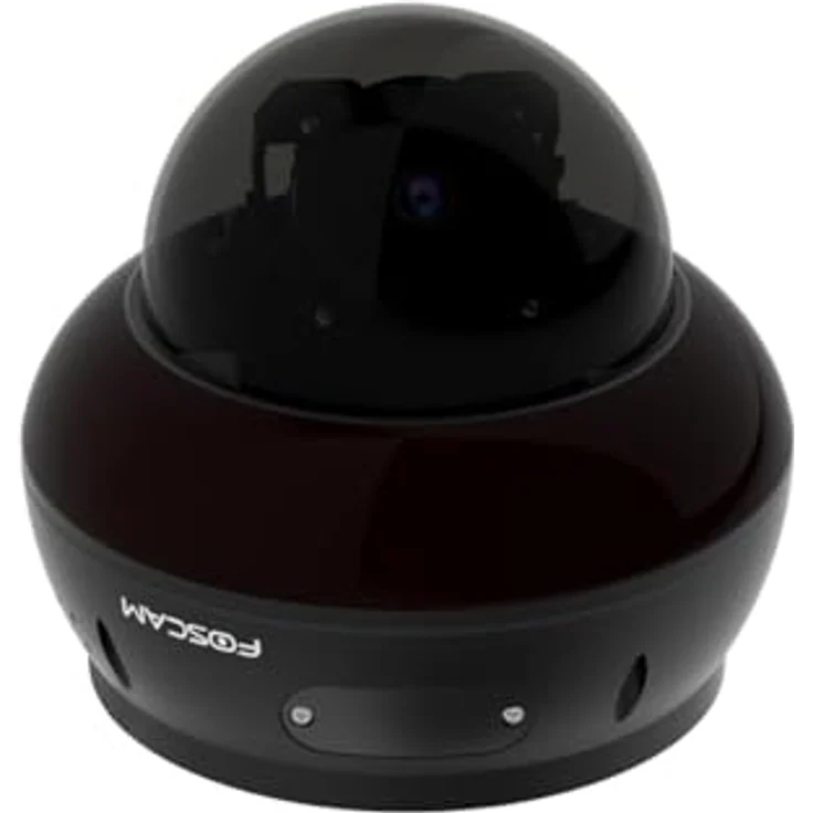 Foscam D8ET 4K 8 MP PoE IP Dome Überwachungskamera mit motorisierter PTZ-Funktion, KI-Personen- und Fahrzeugerkennung, IK10 Vandalismus-Schutz (schwarz) – Bild 4