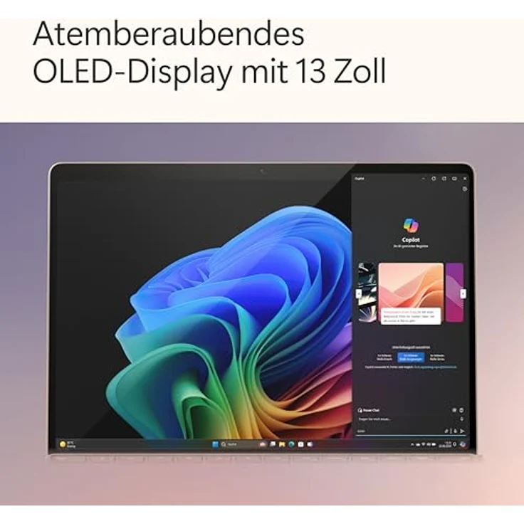 Microsoft Surface Pro | Copilot+ PC | 13” OLED Touchscreen | Snapdragon® X Elite | 16GB RAM | 512GB SSD | neuestes Modell, 11. Edition | Graubeige – Bild 3