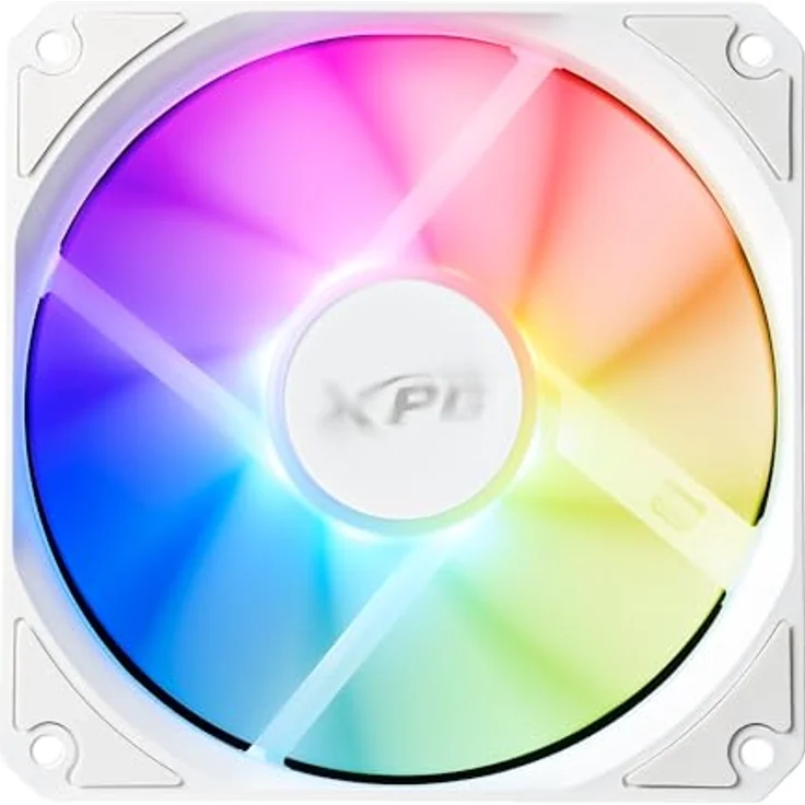 XPG VENTO R 120, 120mm ARGB Gehäuselüfter mit optimiertem Luftstrom, weiß – Bild 3