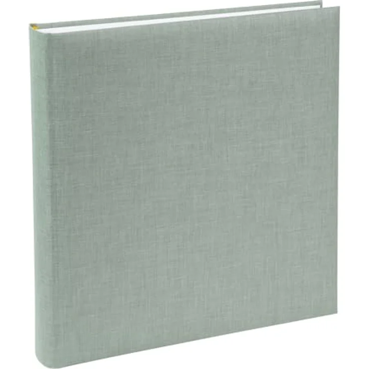 goldbuch Leinen Fotoalbum Summertime Cozy, 30x31cm mit 60 weißen Seiten und Pergaminpapier, sage green – Bild 1