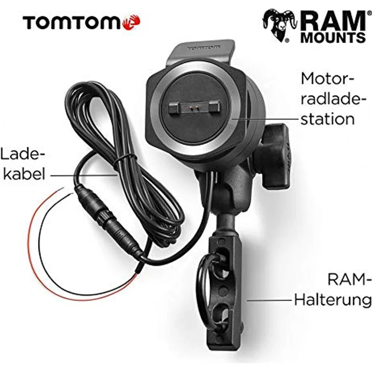 TomTom Rider 500 EU, GPS-Navigationsgerät mit 4,3 Zoll Touchscreen, vorinstallierten Europakarten und Wi-Fi-Updates, schwarz – Bild 9