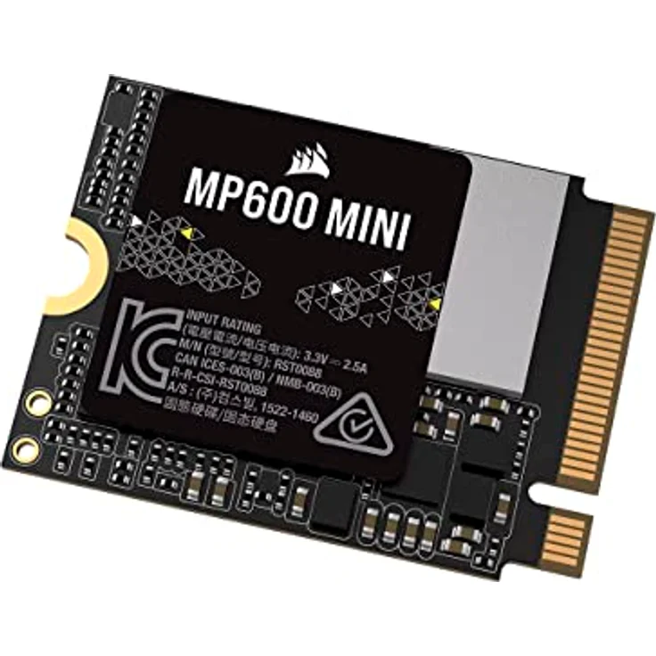Corsair MP600 MINI 2TB NVMe PCIe M.2 2230 SSD (2000 GB, M.2 2230), SSD - Hochleistungs-SSD mit 2000 GB Speicherkapazität – Bild 1