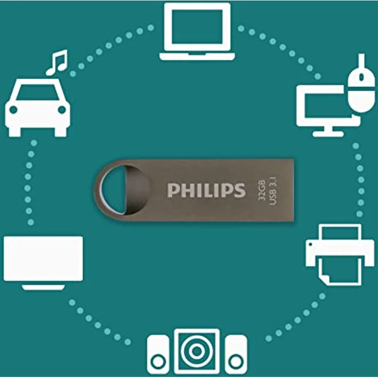 Philips USB Flash Drive Moon Edition 32 GB, USB3.1, Aluminium – Bild 5