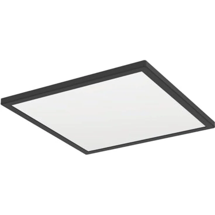 EGLO connect.z Smart Home LED Badezimmer Deckenleuchte Rovito-Z, ZigBee, App und Sprachsteuerung Alexa, warmweiß-kaltweiß, RGB, dimmbar, schwarz, IP44, 39x39 cm – Bild 1