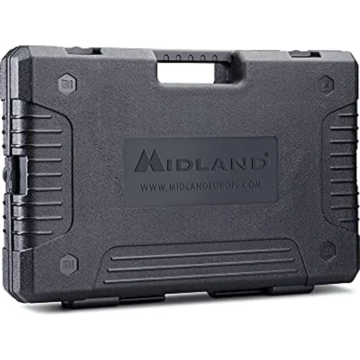 Midland G9 Pro Funkgeräte-4er Kofferset, c1385.05, 4X Walkie Talkies, wasserdicht und mit Notfallknopf, hochwertige Qualität mit sehr hoher Sendeleistung, schwarz, G9 Pro 4er Kofferset – Bild 4