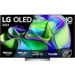 LG OLED55C31LA TV 139 cm (55 Zoll) OLED evo Fernseher (Smart TV, Filmmaker Mode, 120 Hz) [Modelljahr 2023]