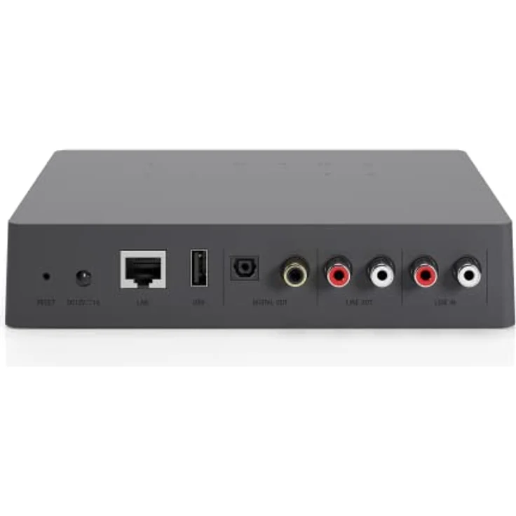 Audio Pro Link 2 - Kabelloser HiFi Adapter für Audio Streaming & Multiroom - WiFi & WLAN Ethernet - Smart App-Steuerung - Aufrüsten von Stereoanlagen - Schwarz – Bild 2