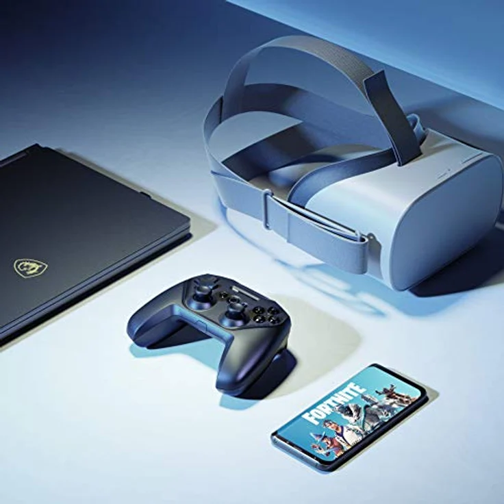 SteelSeries Stratus Duo Wireless Gaming Controller - Dual-Wireless-Konnektivität - Fortnite Ready auf Android - Hochleistungsmaterialien - Schwarz – Bild 4
