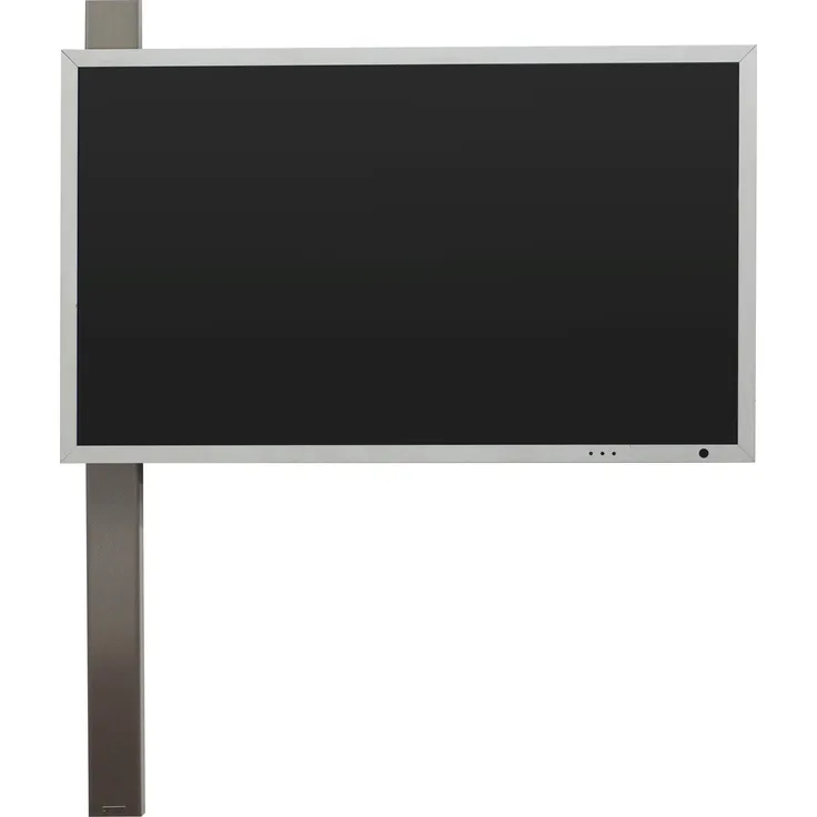 Wissmann Designer TV-Halter solution art 128-1, Edelstahl mit voll schwenkbarem Arm für TVs bis 55“