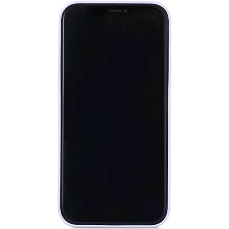 holdit Silikonhülle iPhone 12/12 Pro (6,1”) - 0,8mm Ultra dünn Handyhülle Silikon - Trendy Slim Silicone case mit Voller Schutz (erhöhte Kante für Kameraschutz) - Lavender – Bild 3