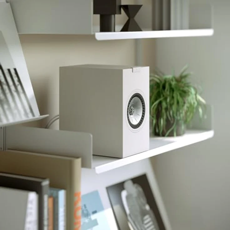 KEF Q1 Meta HiFi-Regallautsprecher, Satin White | 2-Wege-Bassreflex | Uni-Q-Treiber mit MAT Technologie – Bild 3