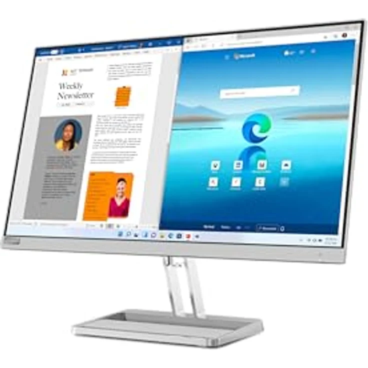 Lenovo L27i-40 | 27" Full HD Monitor | 100Hz | 300 nits | 4ms Reaktionszeit | grau - Preisvergleich – Bild 4