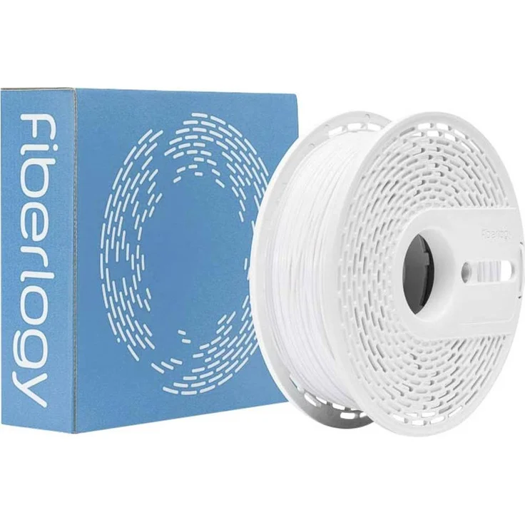 Fiberlogy PA12-WHITE-175-075, NYLON PA12 Filament, chemisch beständig, hitzebeständig, 1.75 mm, 750 g, Weiss