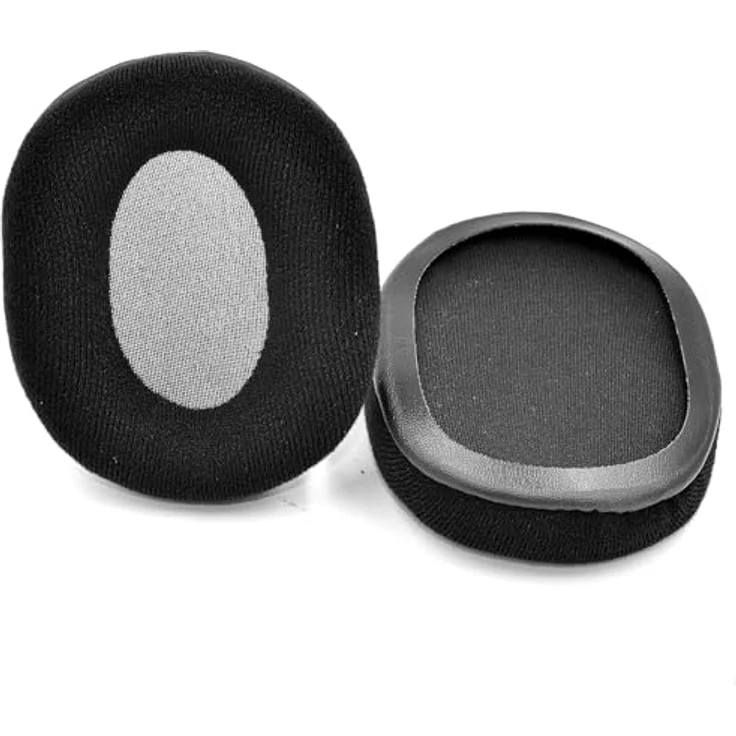 INF 1 Paar Ersatz Ohrpolster für Logitech G Pro/G Pro X, weicher Samt, Memory-Schaum, Schwarz, komfortabel und rauschunterdrückend – Bild 4