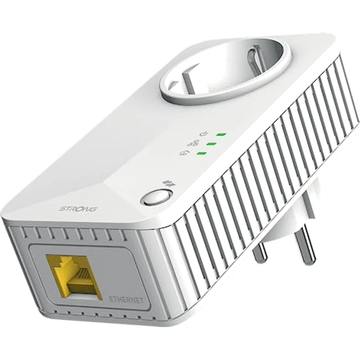 STRONG Powerline WI-FI 600 KIT | Powerline Adapter + Powerlan WLAN Adapter | WLAN Hotspot | bis zu 600 Mbit/s | Reichweite über 300 m – Bild 4