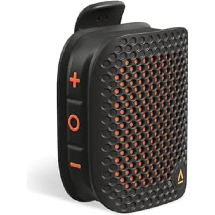 CREATIVE MUVO Free Clip-on Bluetooth 5.4 Lautsprecher mit bis zu 9 Stunden Akkulaufzeit, IPX5 wasserbeständig, integriertem Mikrofon, leistungsstarker Audioleistung und Wireless Stereo Link
