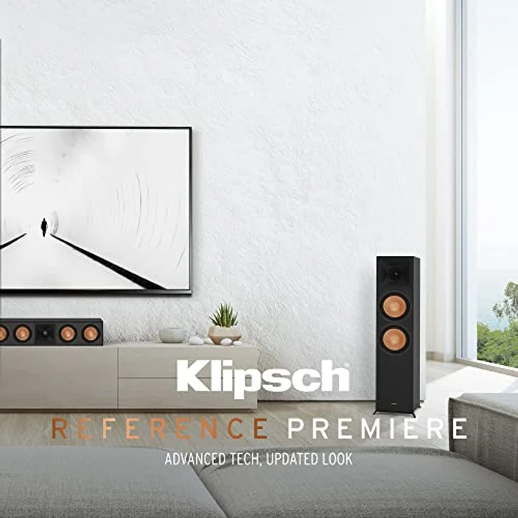 Klipsch Reference Premiere RP-8060FA II, Dolby Atmos Standlautsprecher mit 6,5 Zoll Höhenlautsprecher, Walnuss – Bild 7