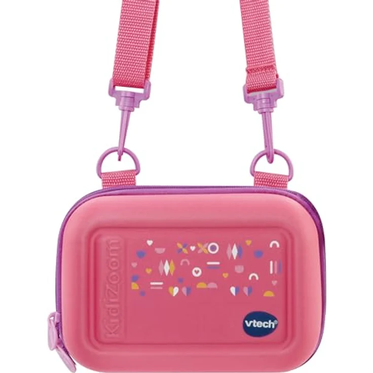 Vtech® KidiZoom Tragetasche, pink, mit Tragegriff und abnehmbarem Schulterriemen, kompatibel mit KidiZoom-Kameras – Bild 1