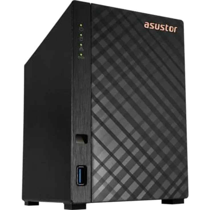 Asustor Drivestor 2 Gen 2 AS1202T, 2 Bay NAS mit 1,7 GHz Quad-Core-Prozessor, 2,5-Gigabit-Ethernet, 1 GB DDR4 RAM, 4K Transkodierung – Bild 1