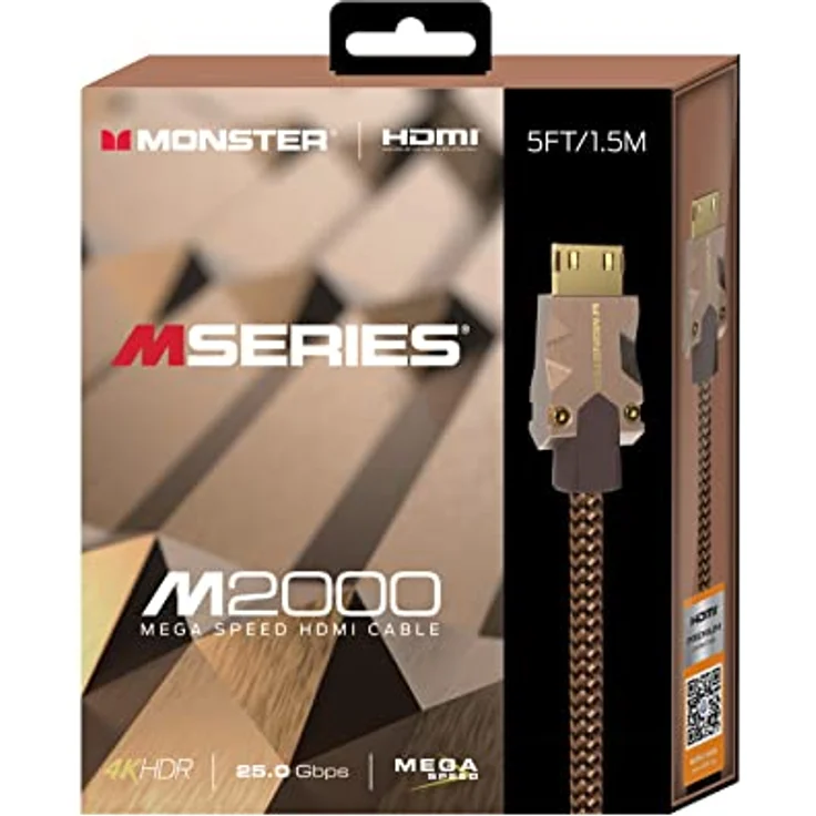 Monster HDMI-Kabel MSeries M2000 UHD 4K HDR10+ 25Gbps 1,5m – Bild 2