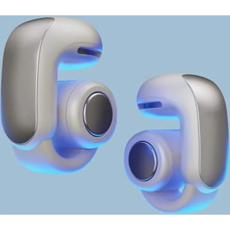 Bose Ultra Open Ear Earbuds mit OpenAudio-Technologie, Open Ear kabellose Earbuds, bis zu 48 Stunden Akkulaufzeit, Weiß – Bild 2