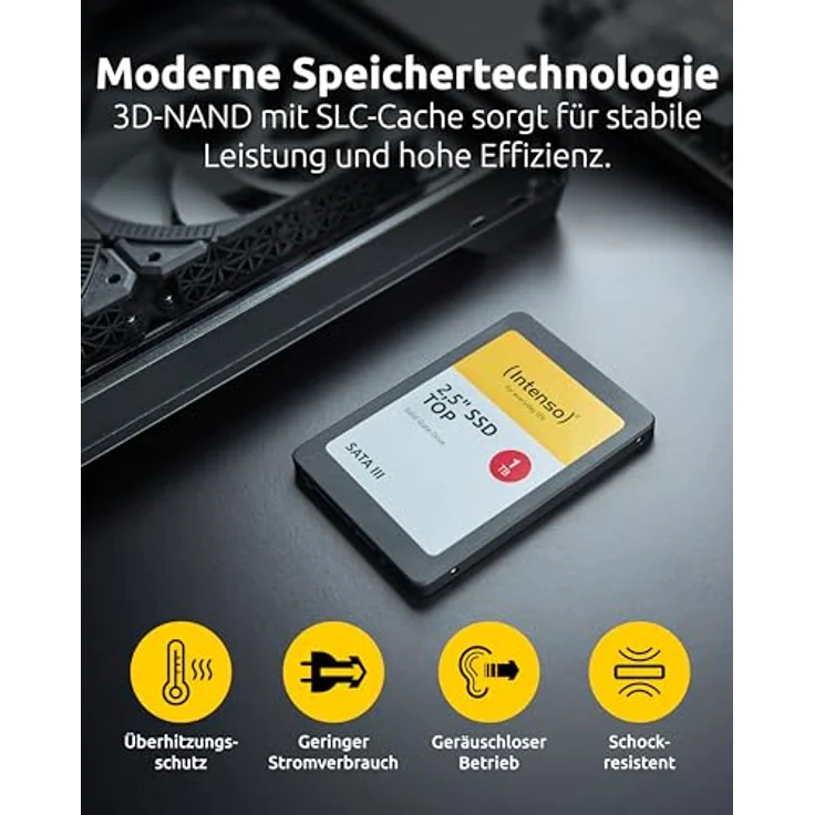 Intenso 6.3 cm (2,5") 4TB SSD SATA III, interne Solid State Drive mit bis zu 550 MB/s Lesegeschwindigkeit – Bild 5
