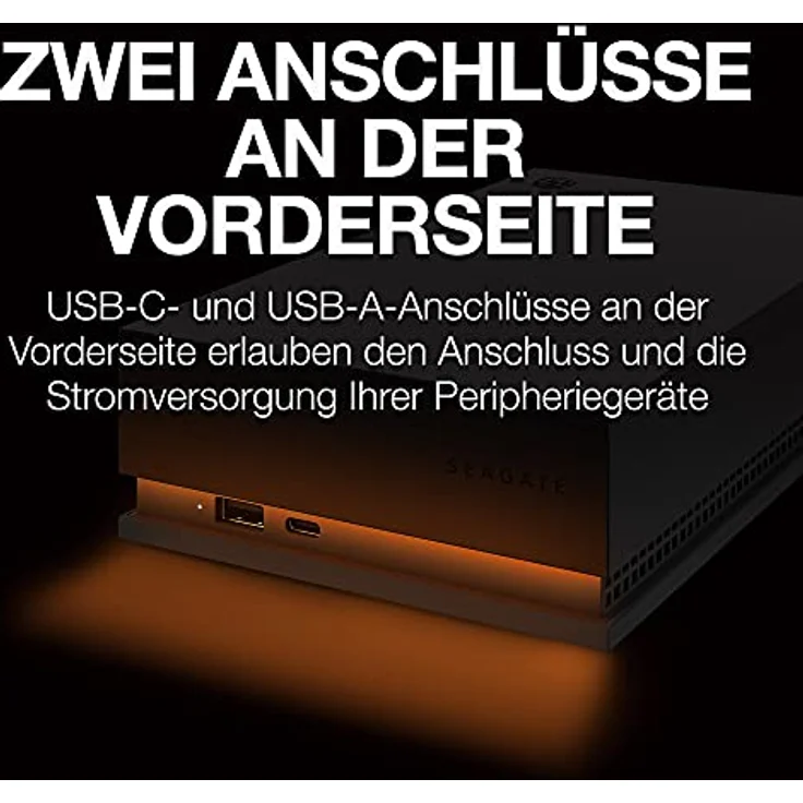 Seagate FireCuda Gaming Hub, 16 TB externe HDD, PC-Gaming, inkl. 3 Jahre Rescue Service, Modellnr.: STKK16000400 – Bild 5