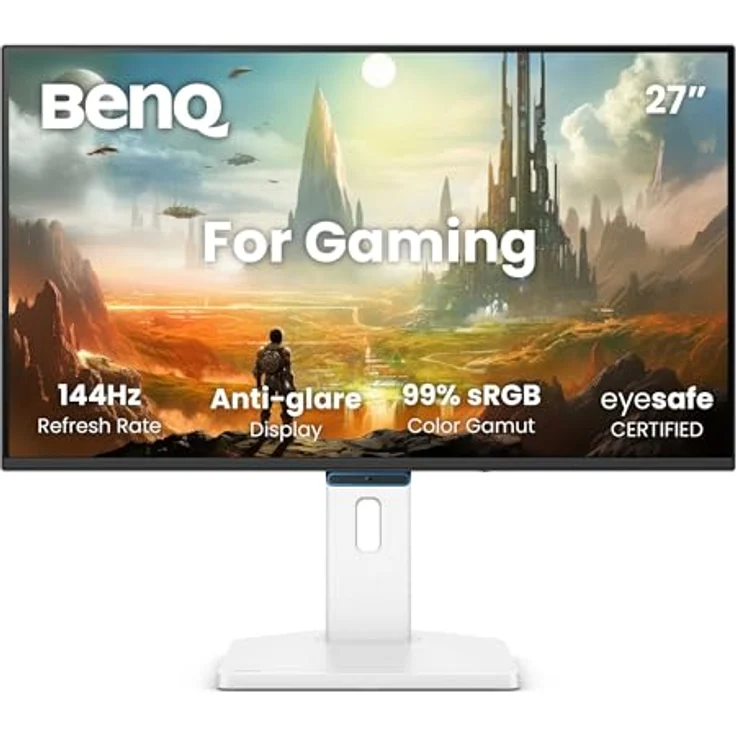 BenQ GW2790TC, 27 Zoll Monitor mit 144Hz FHD IPS, USB-C, Eye-Care, Flicker-Free, TÜV-zertifiziert, ergonomisches Design für Home Office – Bild 1
