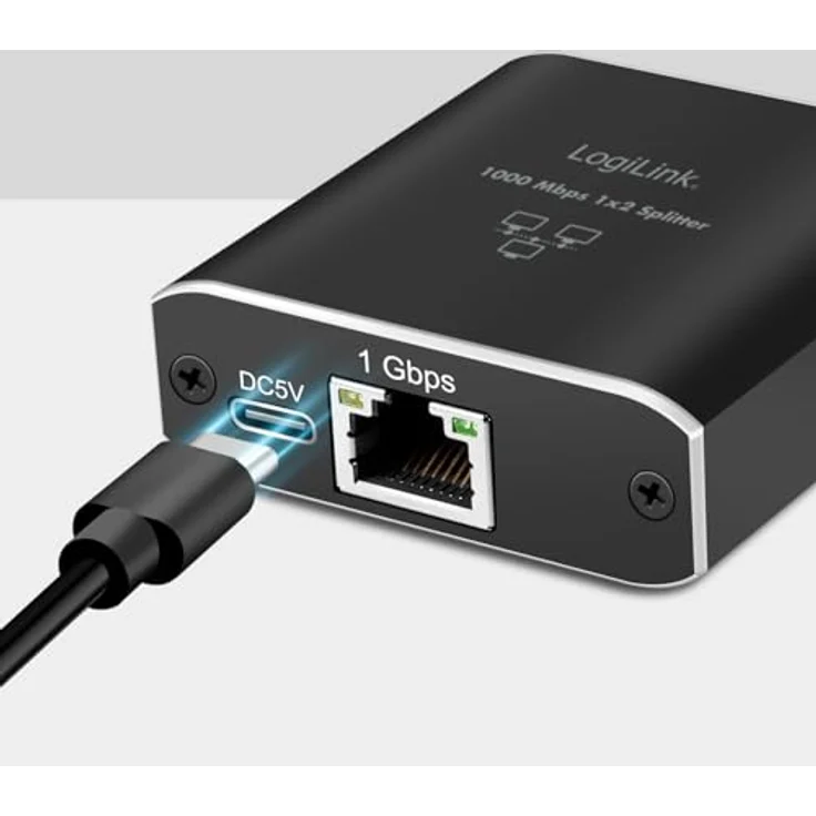 LogiLink Gigabit-Ethernet-Splitter 1 auf 2, 1000 Mbit/s, Netzwerk-Switch – Bild 5