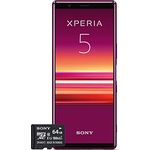 Sony Xperia 5 Bundle, 6.1” FHD+ HDR OLED 21:9 Display, 6GB RAM, 128GB Speicher, Rot + gratis 64 GB Speicherkarte [Exklusiv bei Amazon DE] - Preisvergleich