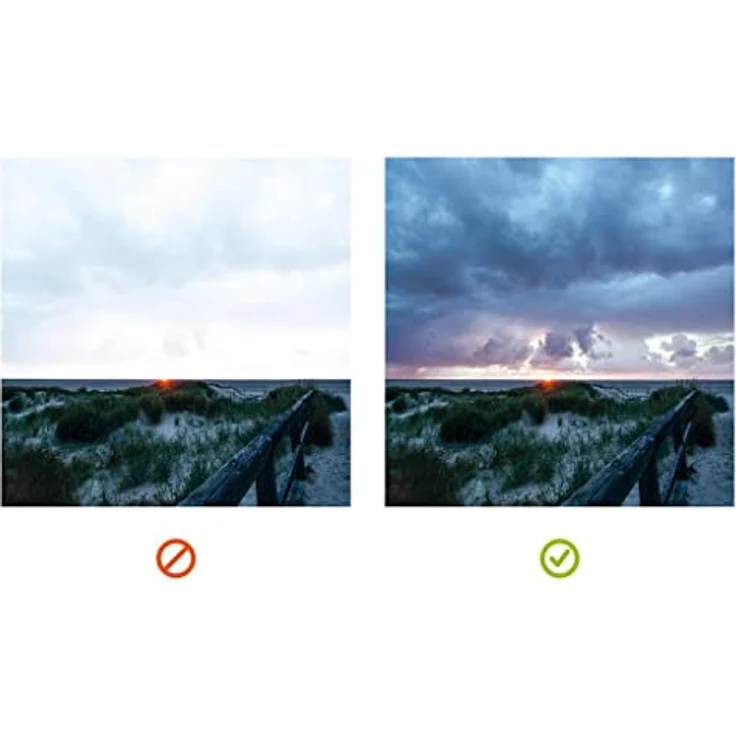 Dörr Digiline Grauverlaufsfilter, 2 Blendenstufen, ND 0,6X, aus stabilem Resin Material, farbneutraler Schraubfilter mit Frontgewinde (55 mm) – Bild 3