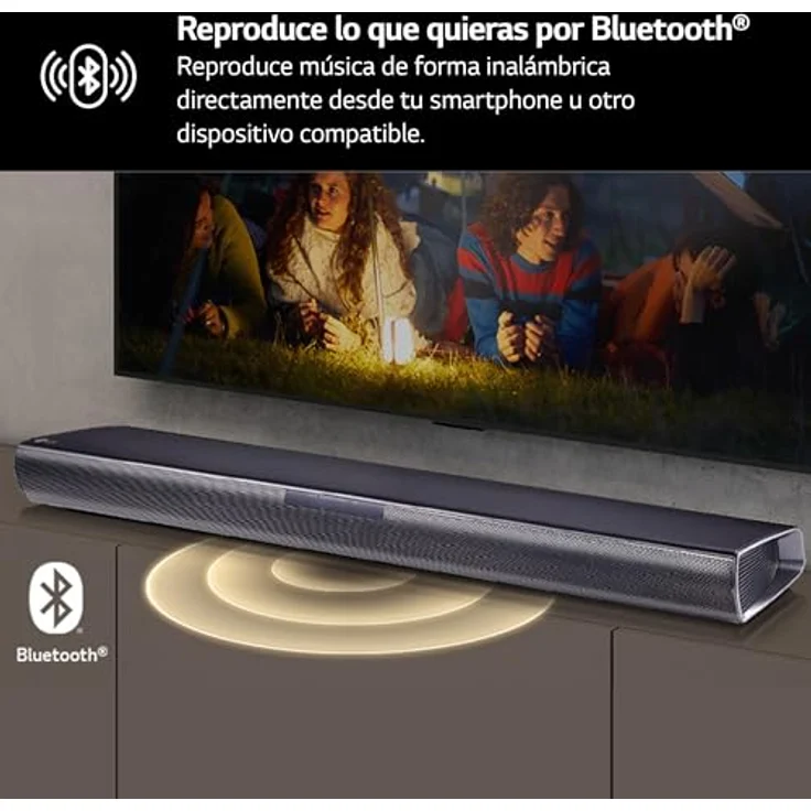 LG SQC4R Intelligente Soundbar, 220 W, Dolby Digital, LPCM-kompatibel, Bass-Equalizer, 4.1-Kanäle, Schwarz – Bild 5