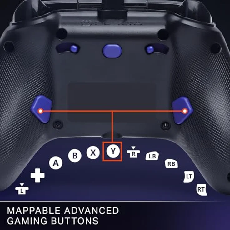 PowerA XB Controller Advantage Wired, Fortnite Victory Royale mit Hall-Effect-Thumbsticks, programmierbaren Gaming Buttons und 3.05 m USB-C-Kabel – Bild 4